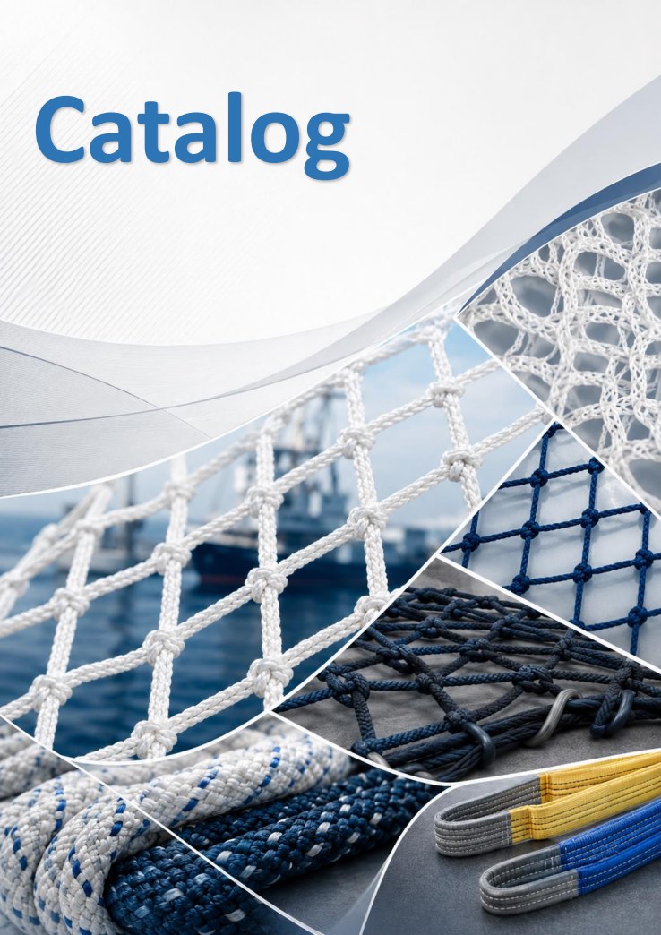 Nets, ropes and webbing catalog cover